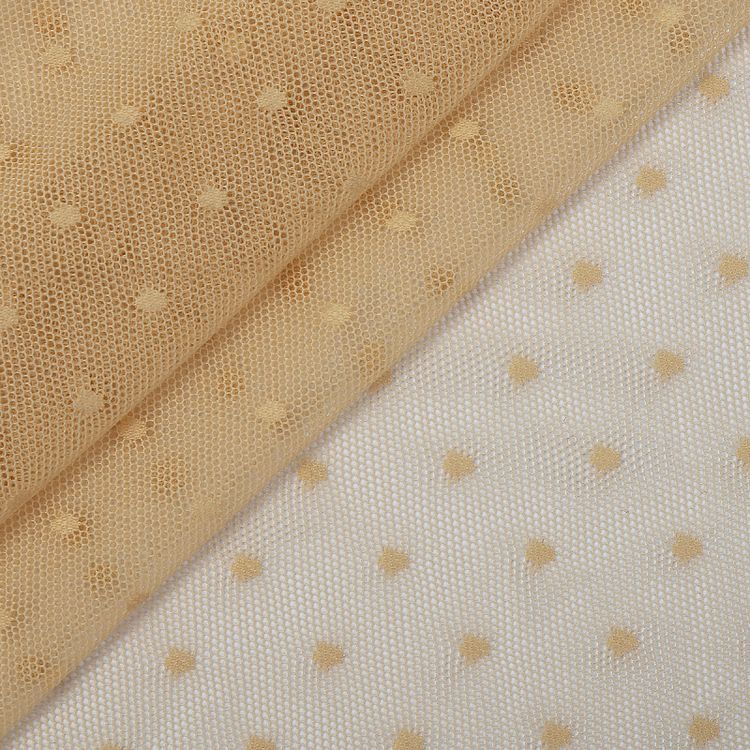 Сетка эластичная Мушка KRUZHEVO, 5 м, ширина 160 см, цвет: 03 бежевый — картинка 2