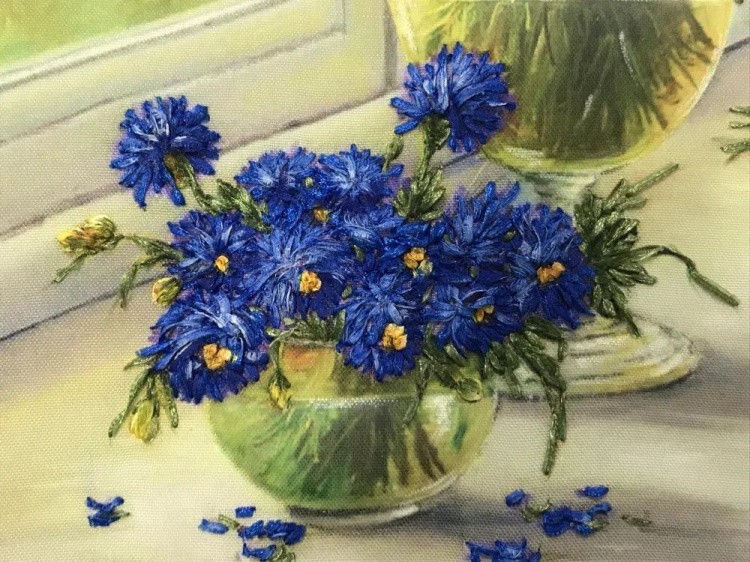 Набор для вышивания «Цветы у окна» — картинка 4