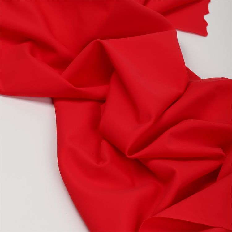 Ткань Бифлекс матовый, 190 г/м², 6 м x 150 см, цвет: красный, TBY — картинка 4