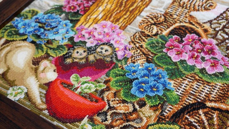 Набор для вышивания «Фиалки» — картинка 3