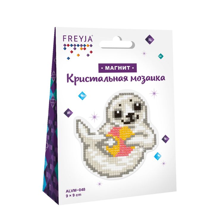 Алмазная вышивка «Магнит. Тюлень» — картинка 2