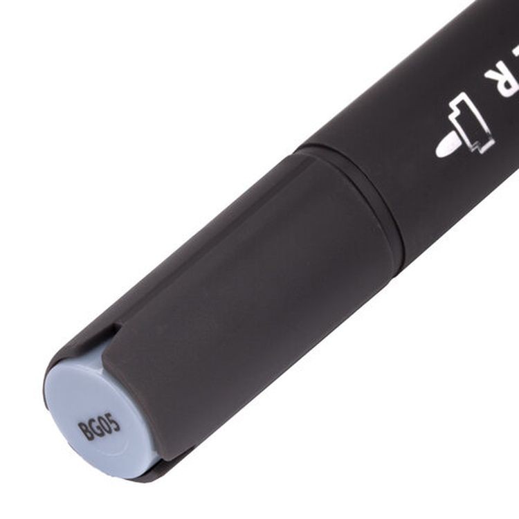 Маркер для скетчинга двусторонний 1 мм - 6 мм BRAUBERG ART CLASSIC, цвет: серо-голубой 05 — картинка 5