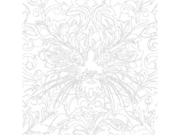 Картина по номерам «Котенок в узорах» — картинка 3