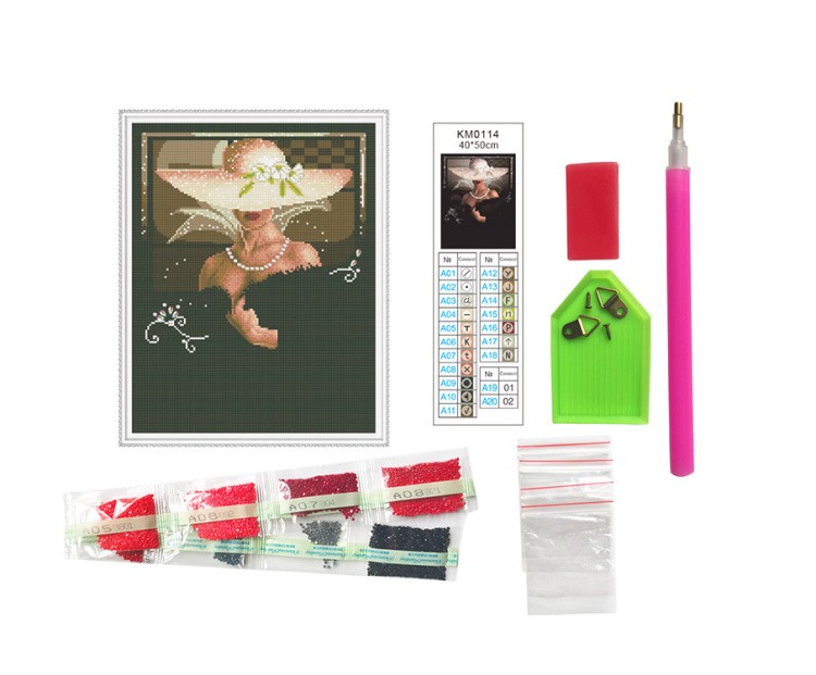 Алмазная вышивка «Визит дамы» — картинка 2