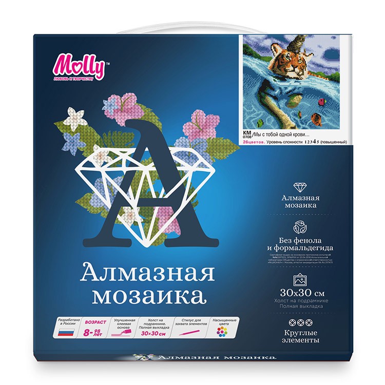 Алмазная вышивка «Мы с тобой одной крови...» — картинка 3