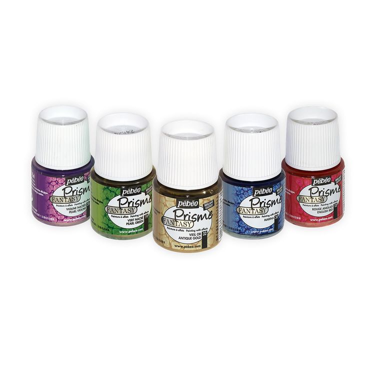 Краска Fantasy Moon с фактурным эффектом PEBEO, цвет: флуоресцентный зеленый, 45 мл — картинка 2