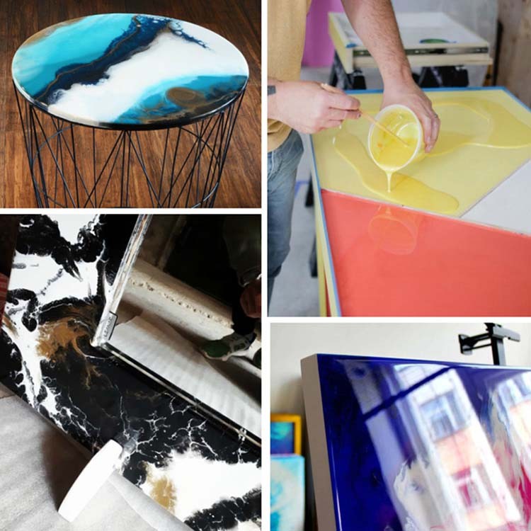 Набор пигментных паст «Цветные №1» для эпоксидной смолы 6x10г, Artline Pigment Paste — картинка 9