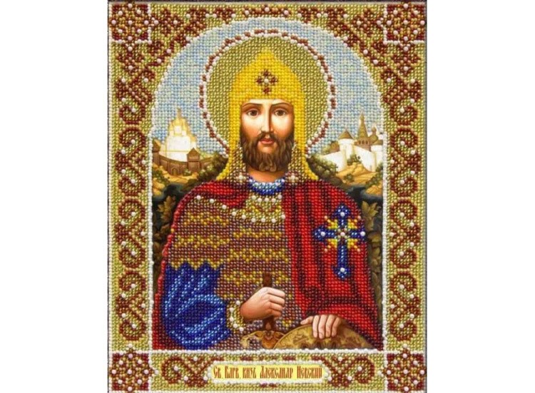 Набор вышивки бисером «Святой Александр Невский»