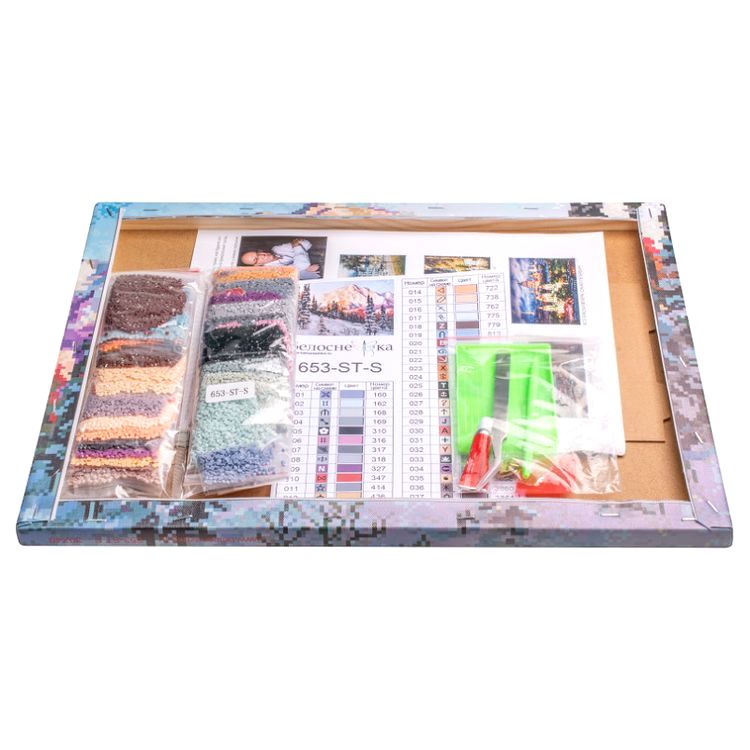 Алмазная вышивка «Горные склоны» — картинка 3