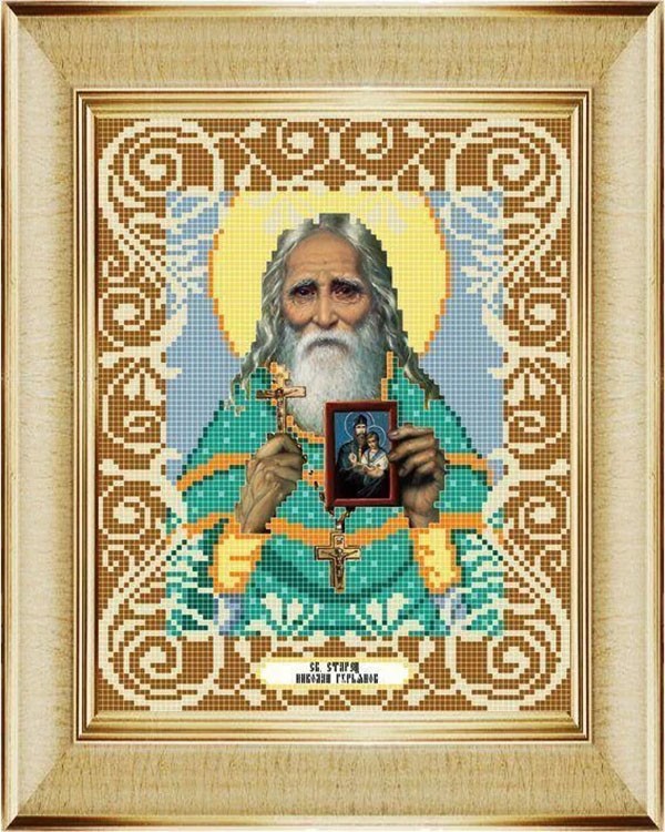Рисунок на ткани «Святой старец Николай Гурьянов» — картинка 2