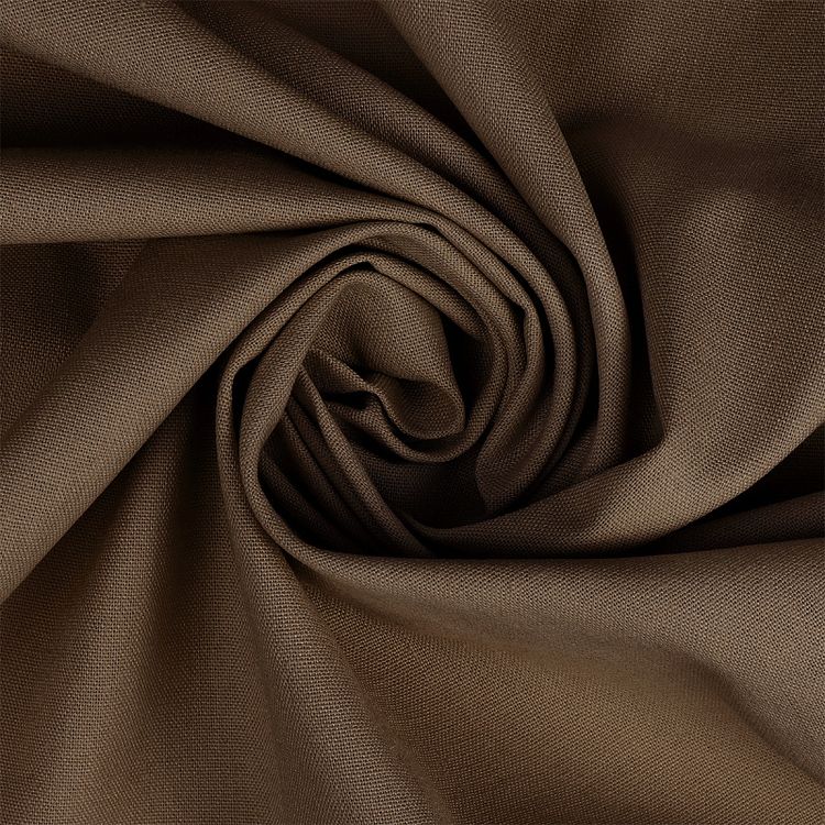 Ткань льняная, 1 м x 140 см, 200 г/м², цвет: кэмел, TBY