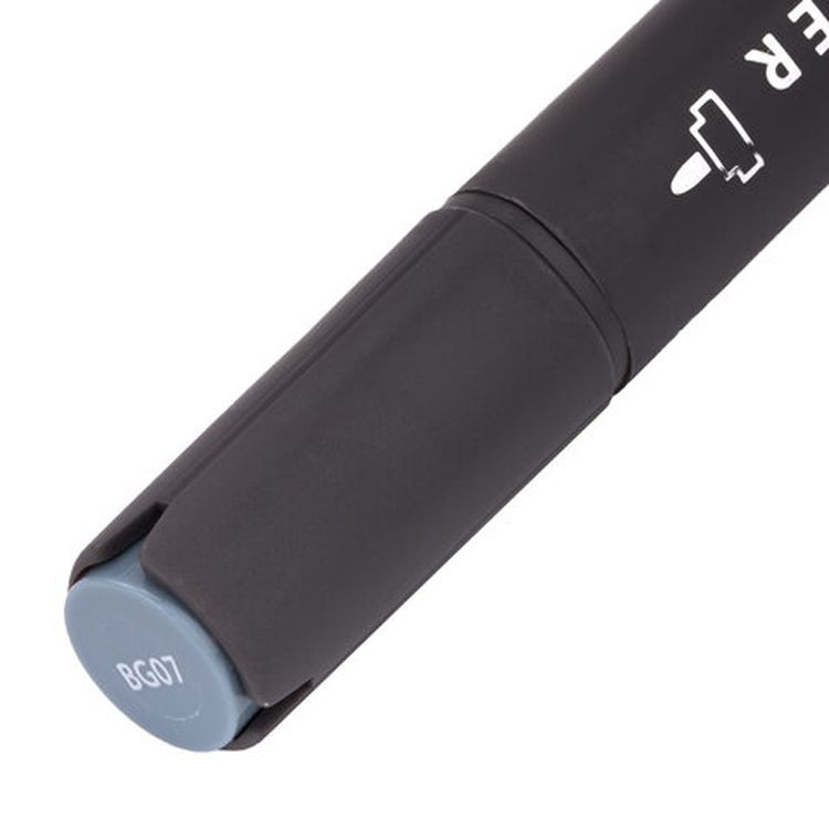 Маркер для скетчинга двусторонний 1 мм - 6 мм BRAUBERG ART CLASSIC, цвет: серо-голубой 07 — картинка 5