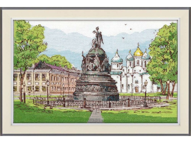 Набор для вышивания «Памятник Тысячелетие России. Великий Новгород» — картинка 2