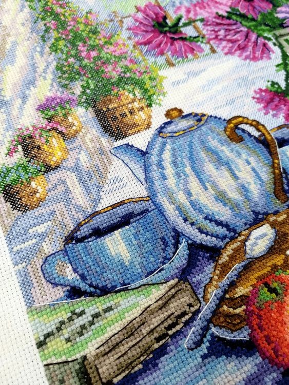 Набор для вышивания «Полуденный чай» — картинка 3