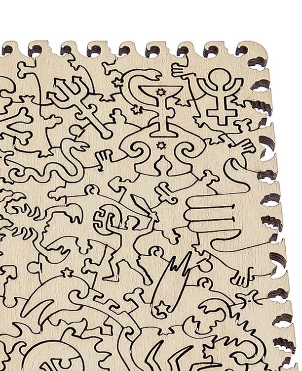 Деревянные пазлы DAVICI «Знак зодиака. Скорпион» — картинка 6