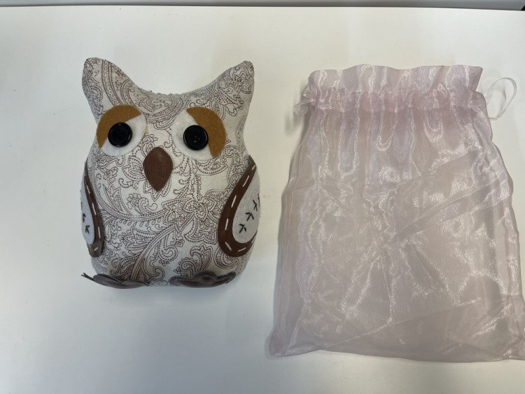 УЦЕНКА. Сова Софа большая (пыльная) — картинка 2