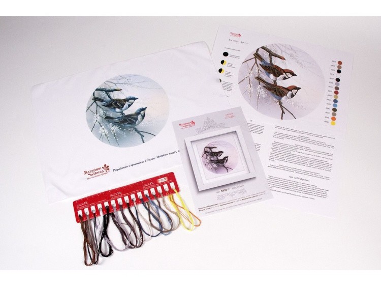 Набор для вышивания «Воробьи» — картинка 2