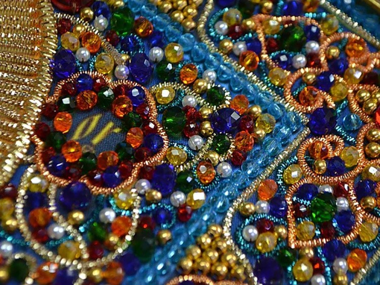 Набор вышивки хрустальными камнями «Богородица Иерусалимская» — картинка 3