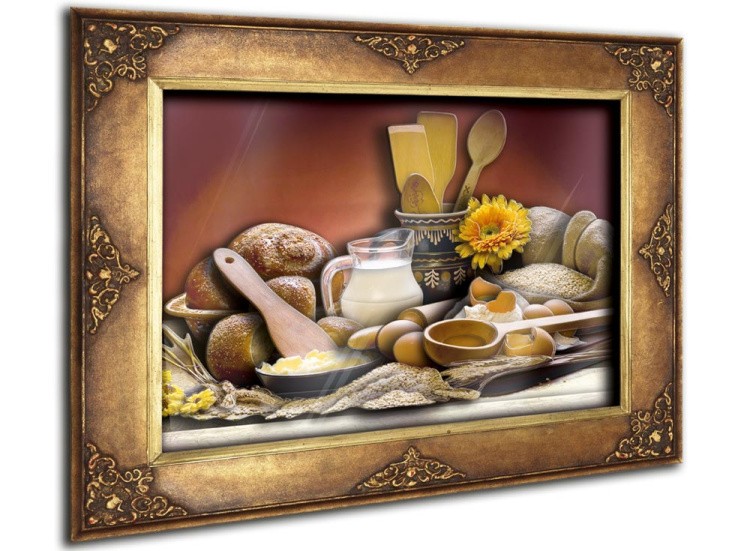 Объемная картина «Завтрак в деревне» — картинка 2