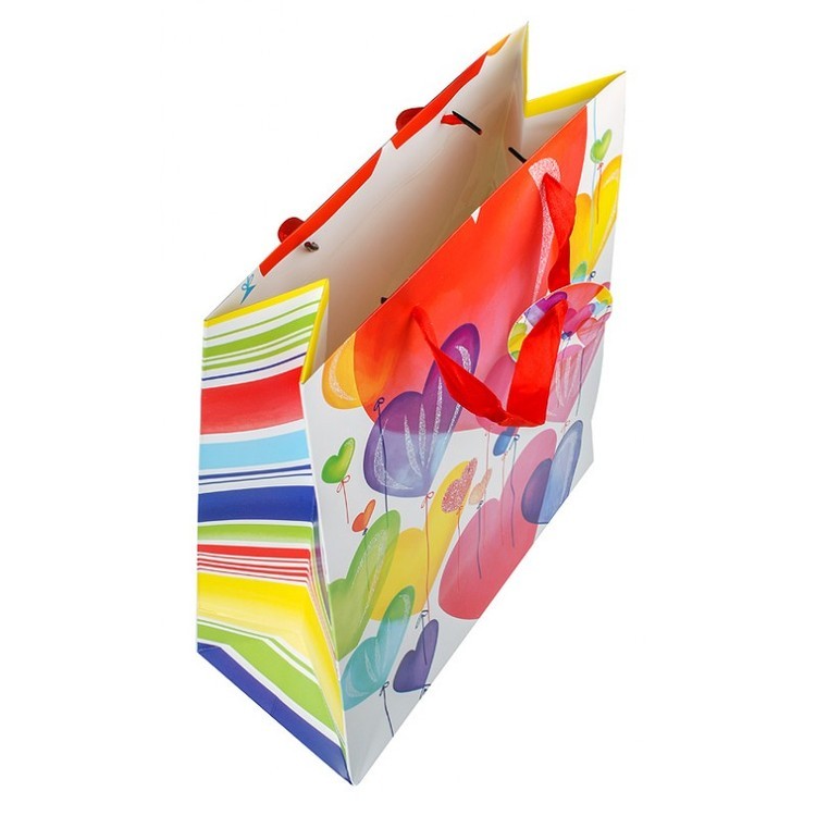 Подарочный пакет «Воздушные шары розовые» — картинка 4