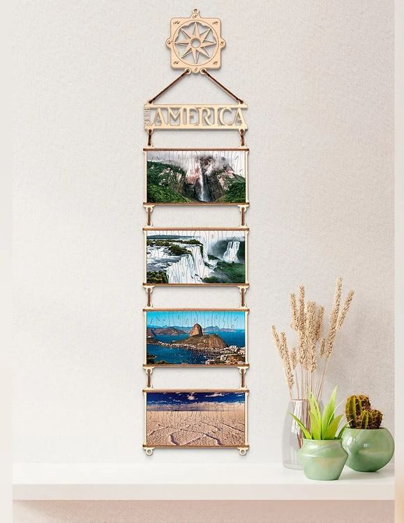 Деревянный пазл, двусторонний «Карта мира. Южная Америка», Eco Wood Art — картинка 2