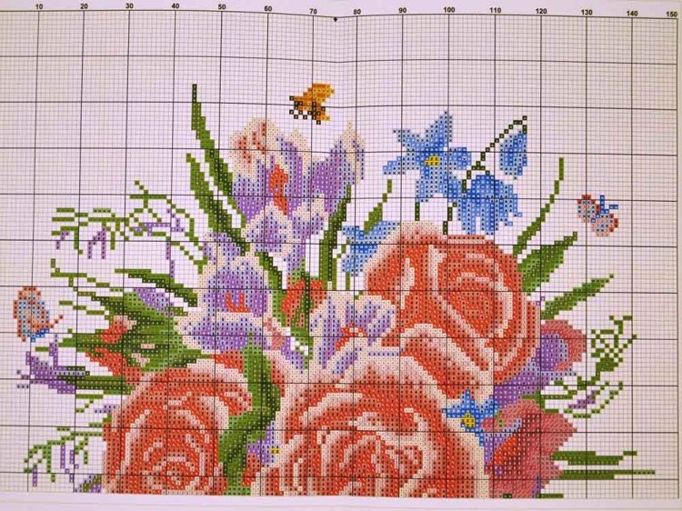 Набор для вышивания «Букет с пионами» — картинка 2