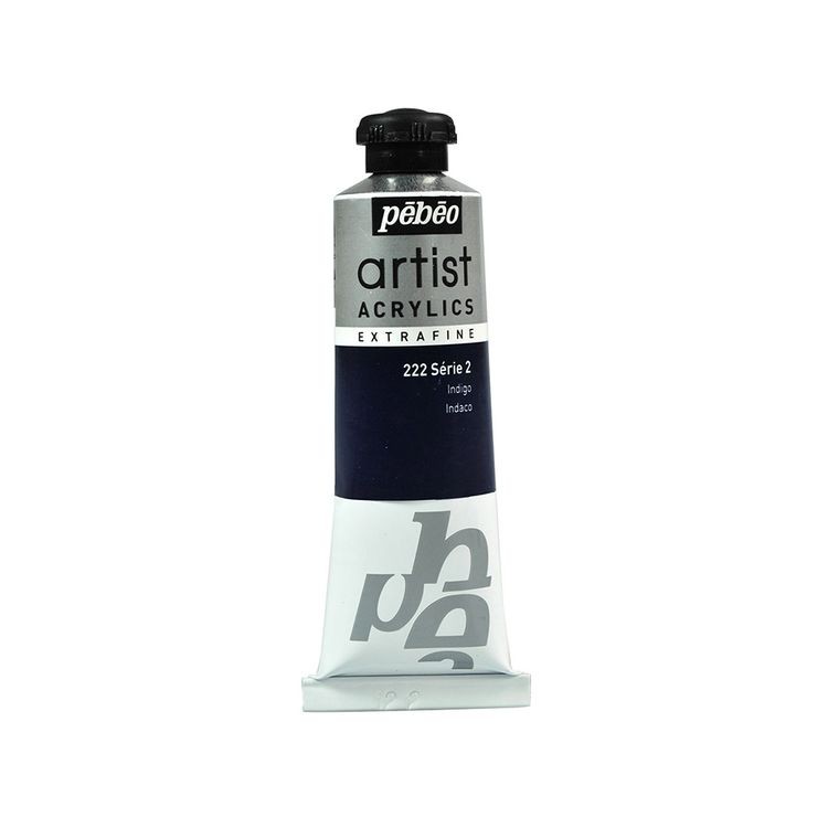 Краска акриловая PEBEO Artist Acrylics extra fine №2, индиго, 37 мл