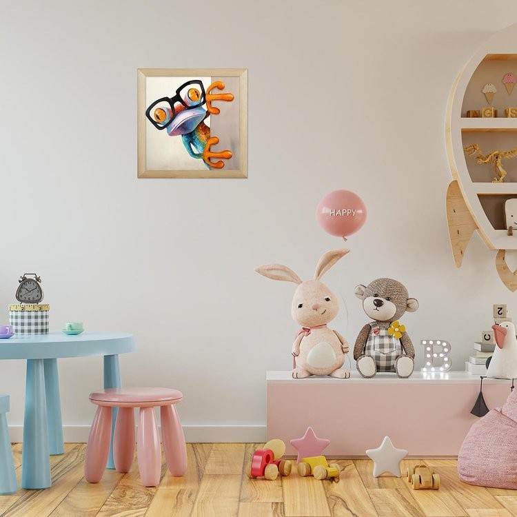 Картина по номерам «Любознательная лягушка» — картинка 3