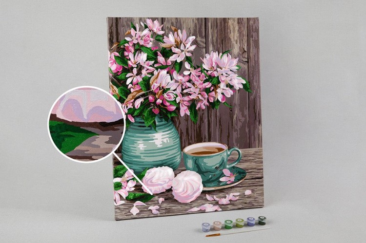 Картина по номерам «Натюрморт с зефиром» — картинка 3