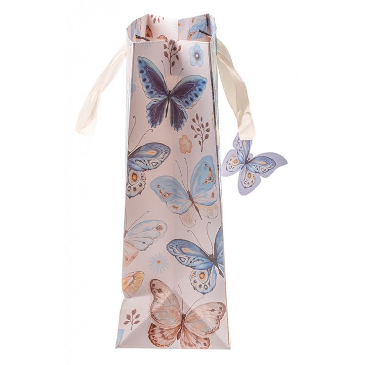 Подарочный пакет «Голубые бабочки» — картинка 4