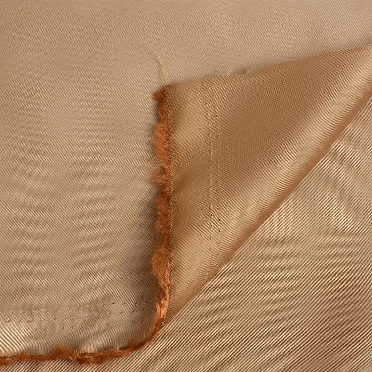 Ткань подкладочная Поливискоза нарезка, 10 м, ширина 145 см, 86 г/м², цвет: бежевый, IDEAL — картинка 3