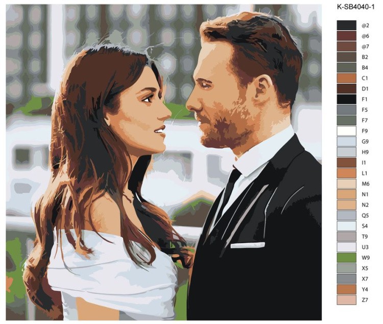 Картина по номерам «Любовь Эды и Серкана» — картинка 2