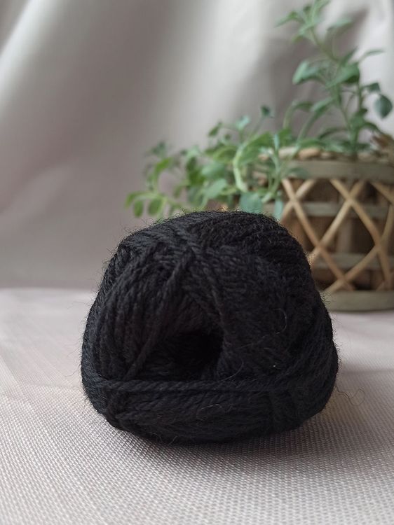 Пряжа Камтекс Бамбино (003), черный, 5 шт. по 50 г — картинка 3