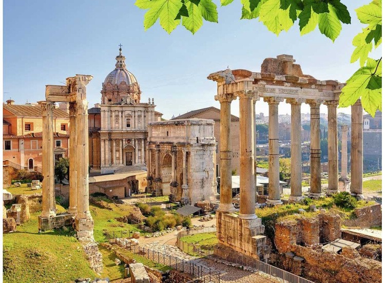 Пазлы «Римские руины, Италия»