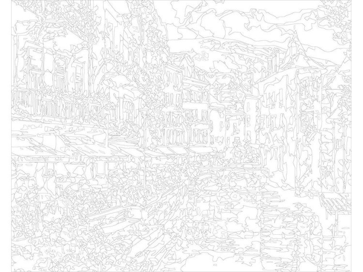 Картина по номерам «Венецианские каналы» — картинка 3