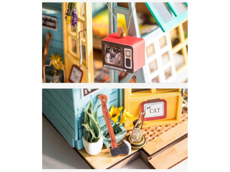 Набор для создания миниатюры (румбокс) «Чердачок» — картинка 10