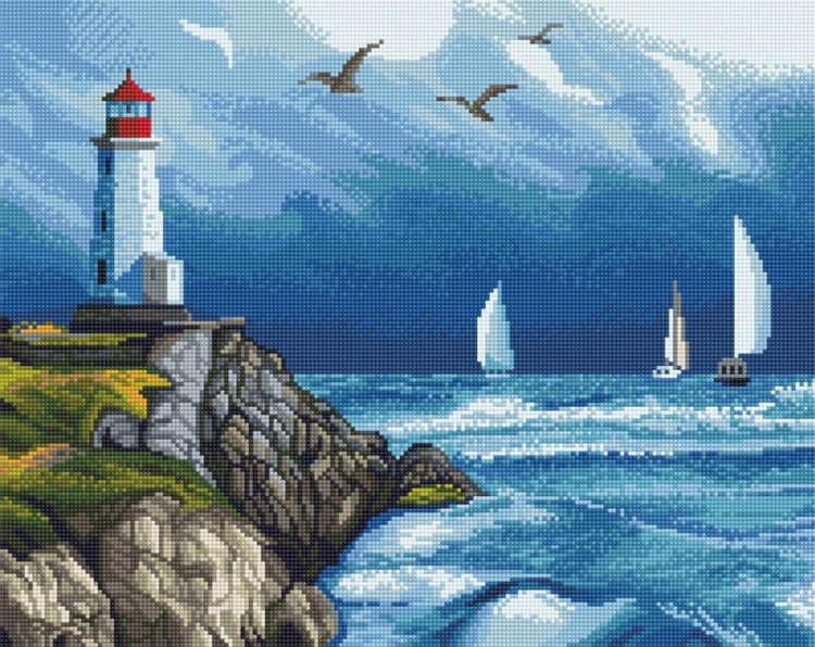 Алмазная вышивка «Утес» — картинка 2