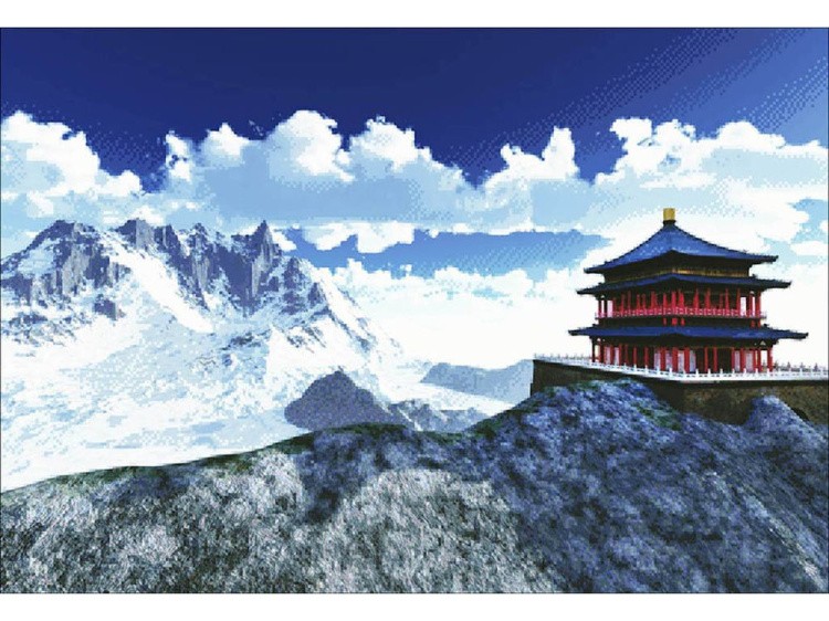 Алмазная вышивка «Гималаи» — картинка 2