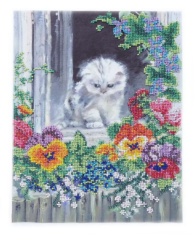 Набор вышивки бисером «Первая прогулка» — картинка 3