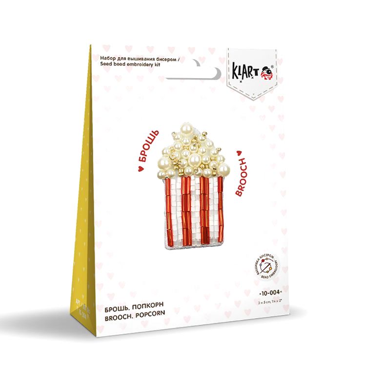 Набор для вышивания «Брошь. Попкорн» — картинка 4