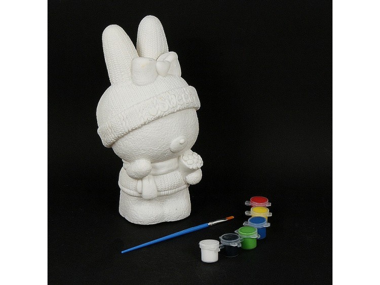 Виниловая копилка-раскраска «Зайка» — картинка 3