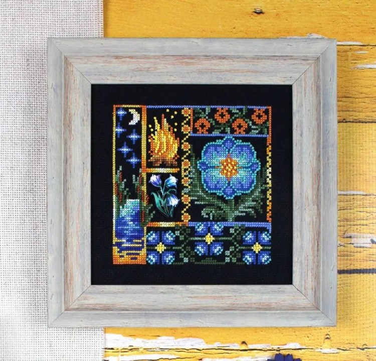 Набор для вышивания «Мини-семплер. Цветок папоротника» — картинка 4