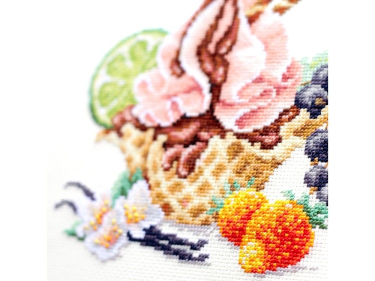 Набор для вышивания «Ванильное мороженое» — картинка 5