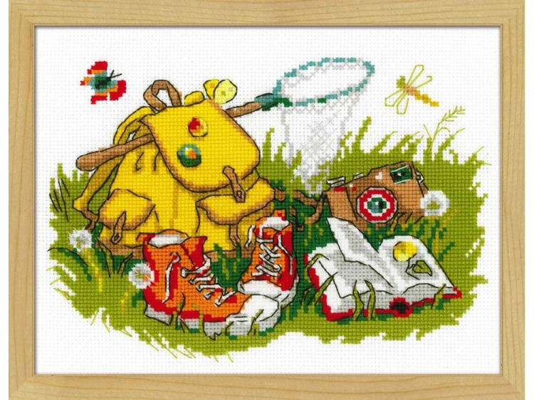 Набор для вышивания «Отдых на траве» — картинка 2