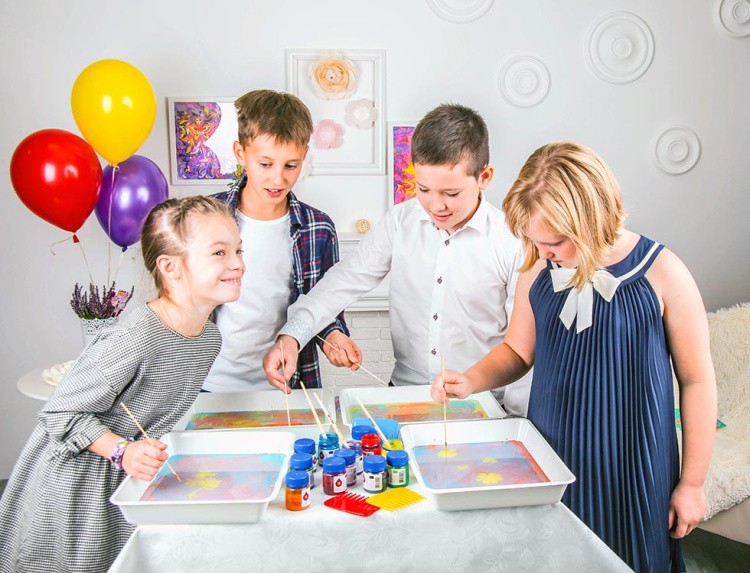 Набор для эбру «Праздничный» 12 цветов, Эбру-Профи — картинка 7