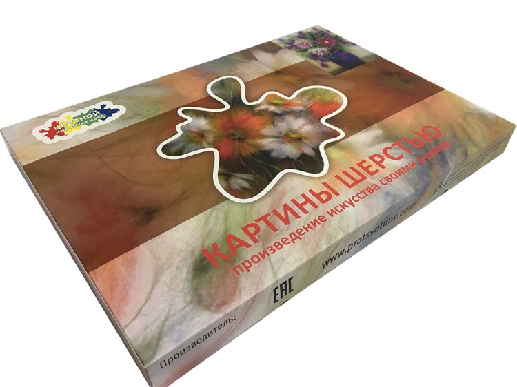 Картина шерстью «Совёнок» — картинка 5