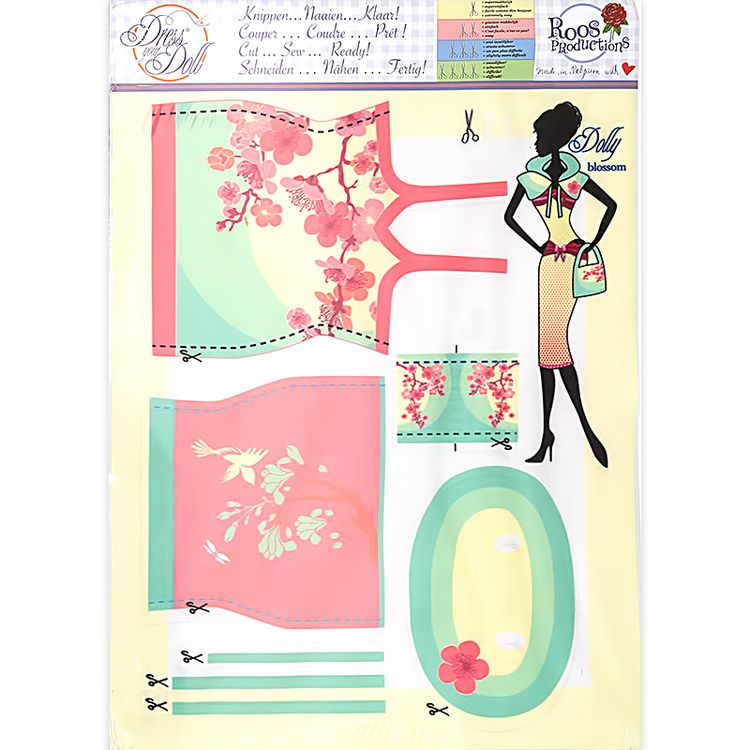 Набор для шитья «Одежда для кукол Dolly Blossom №1» — картинка 2