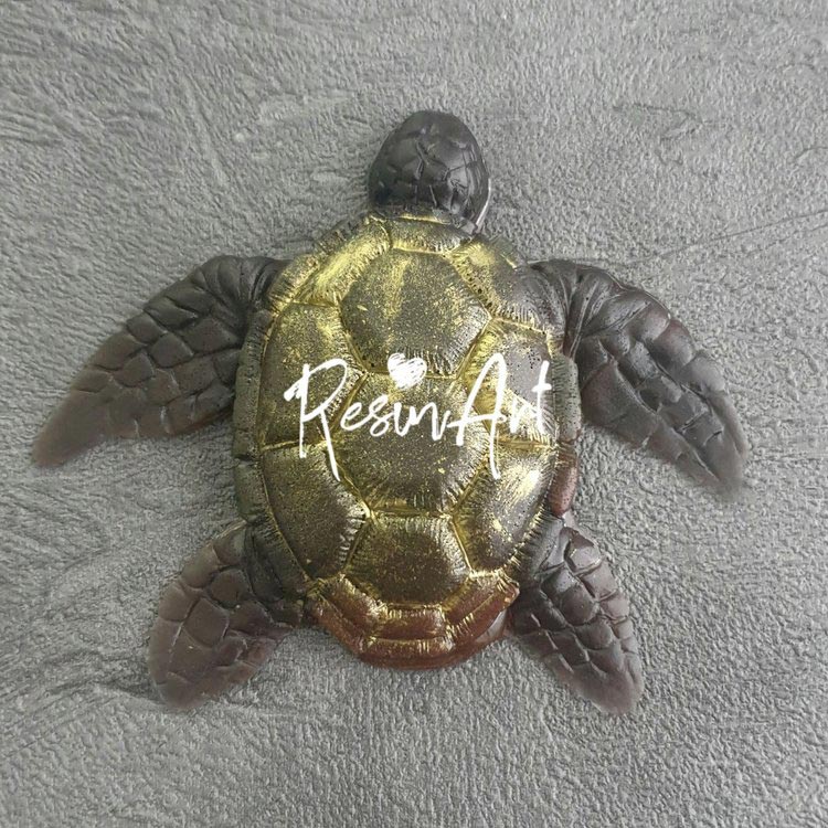Черепаха 3D - Силиконовый молд, ResinArt — картинка 4