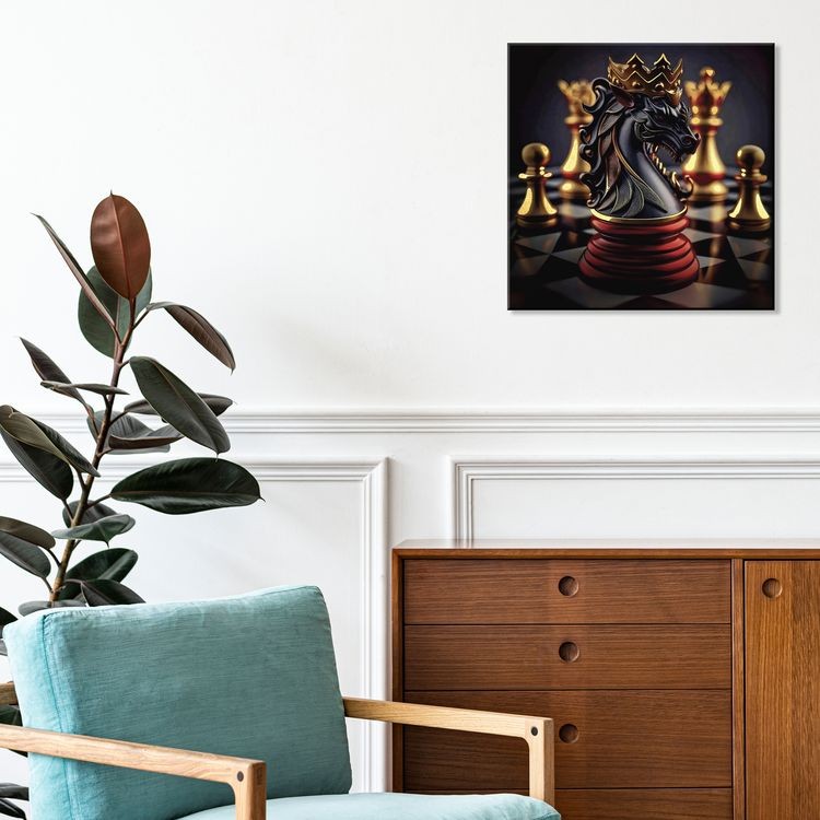 Картина по номерам с поталью «Игра властителя» — картинка 4