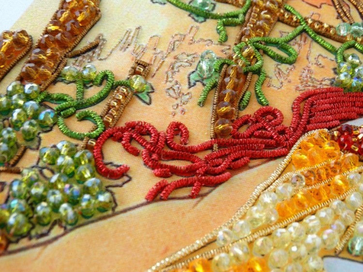 Набор вышивки хрустальными камнями «Осень» — картинка 11